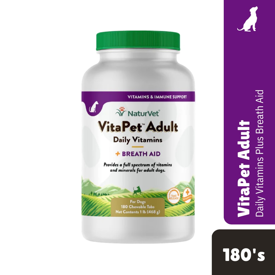 Vitapet Adult Daily Vitamins Chewable Tablets 180s