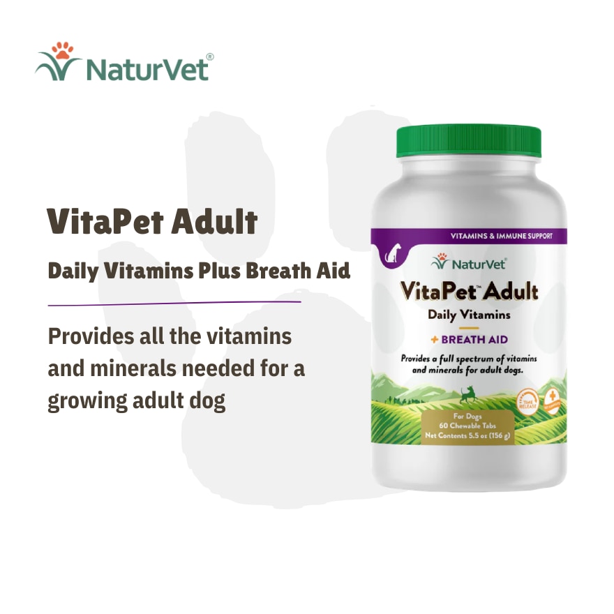 Vitapet Adult Daily Vitamins Chewable Tablets 60s