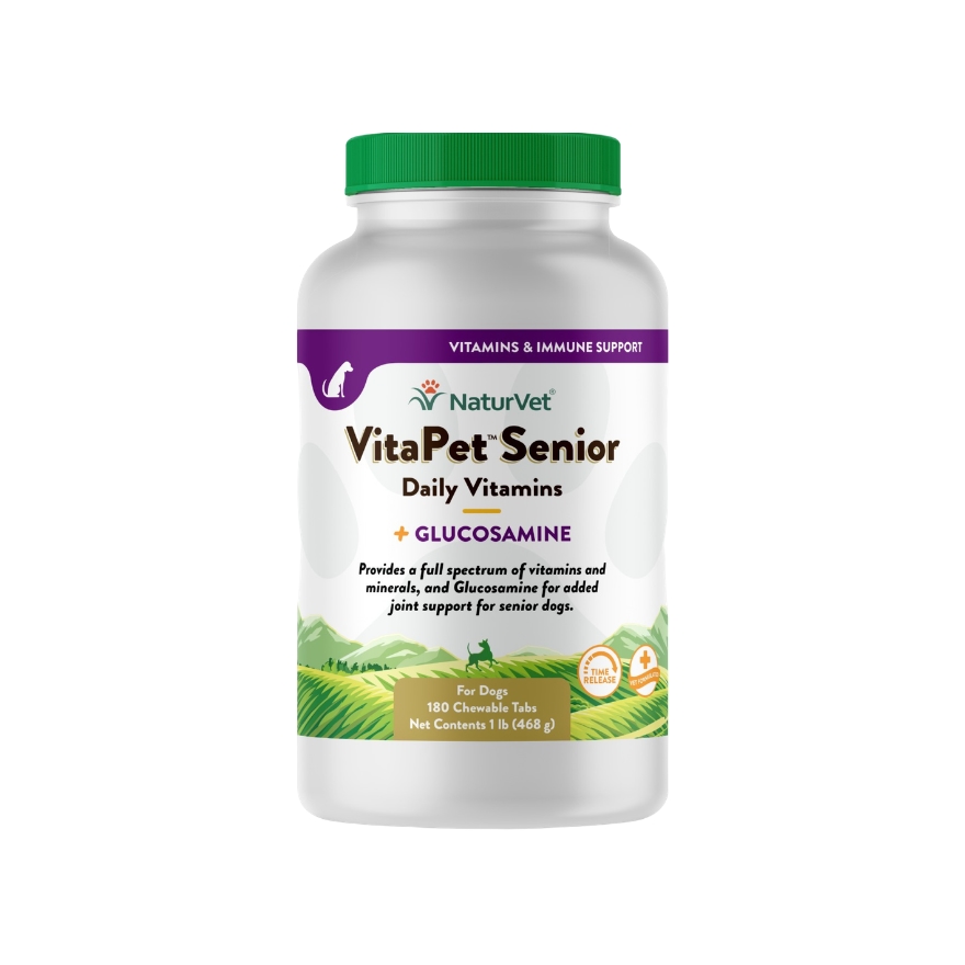 Vitapet Senior Daily Vitamins with Glucosamine Chewable Tablets 180s