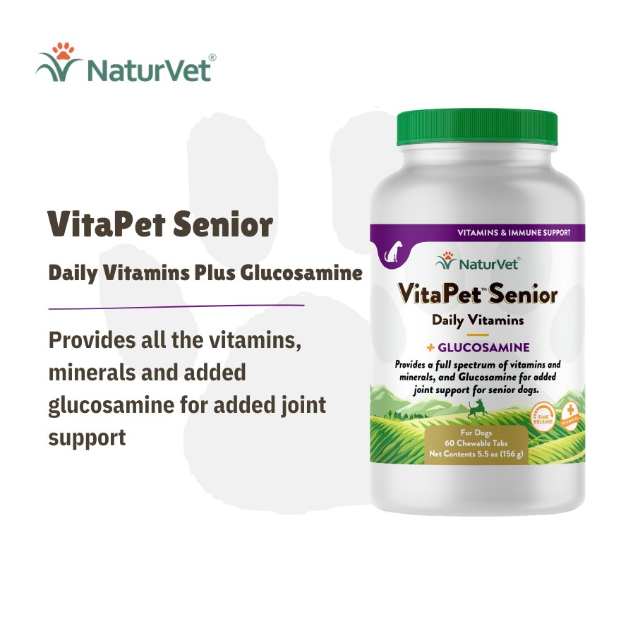 Vitapet Adult Daily Vitamins With Glucosamine Chewable Tablets 60s