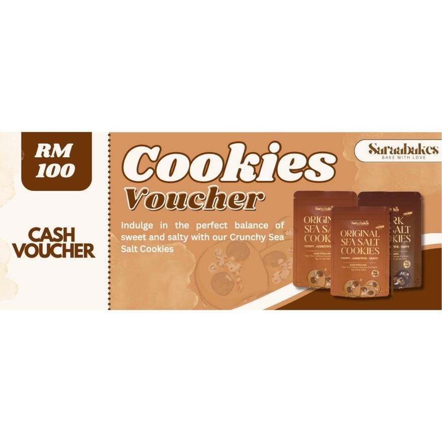 SARAABAKES COOKIES CASH VOUCHER RM100
