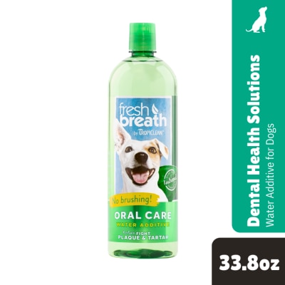TROPICLEAN - Dental Health Solution for Dogs 33.8oz.(1L)