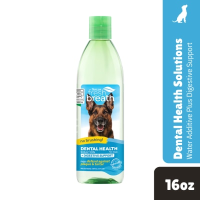 TROPICLEAN - Dental Health Solution Plus Digestive Support For Dogs