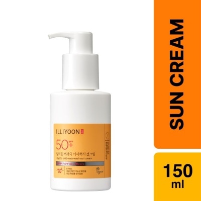 ILLIYOON Mild Easy Wash Sun Cream 150ml