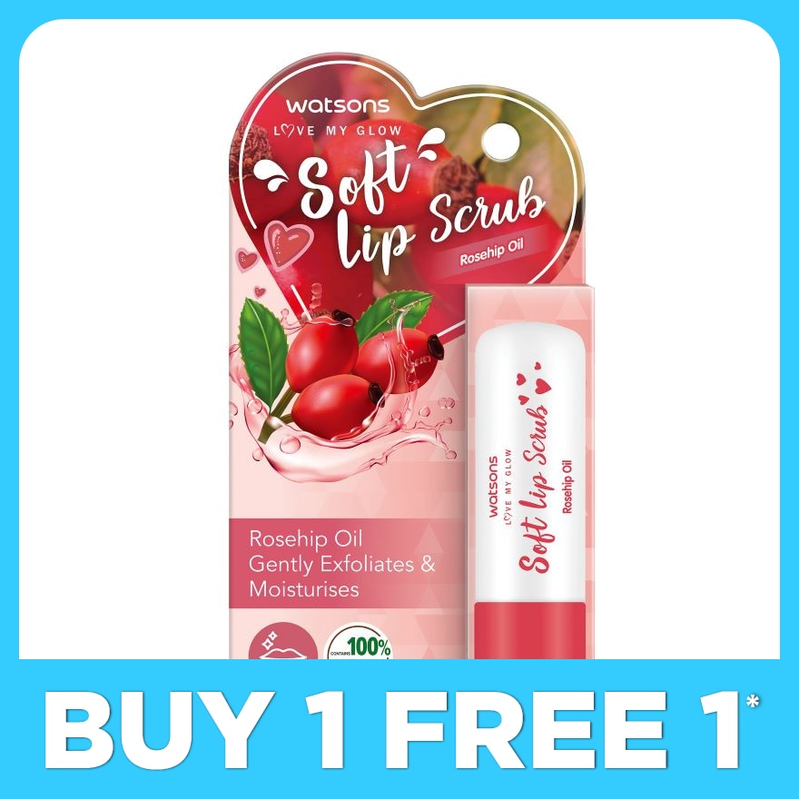 Soft Lip Scrub Rosehip Oil 3.9g