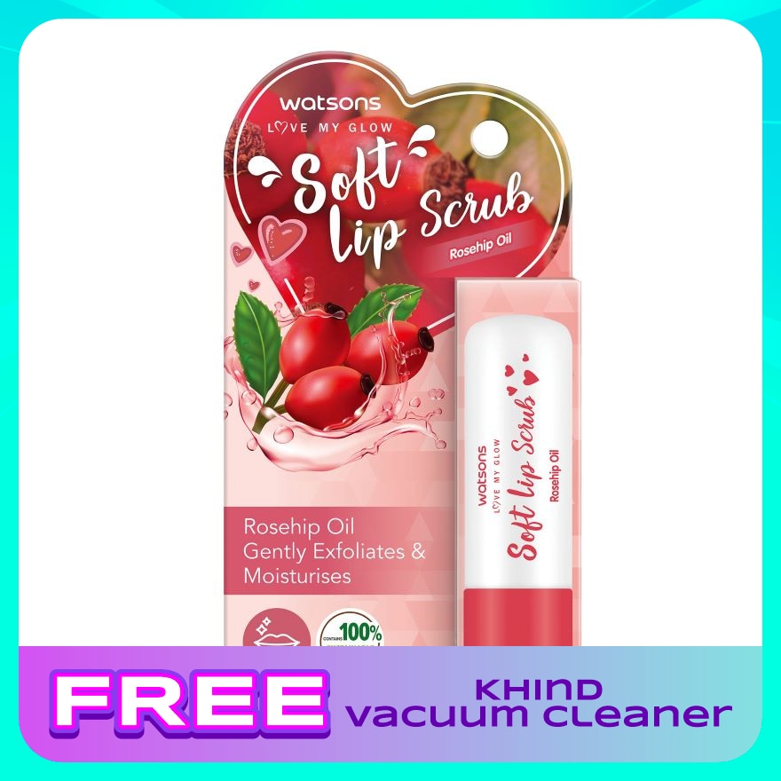 Soft Lip Scrub Rosehip Oil 3.9g