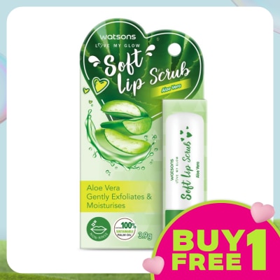 WATSONS Soft Lip Scrub Aloe Vera 3.9g