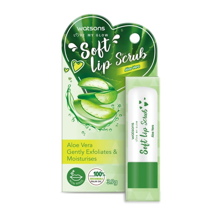 Soft Lip Scrub Aloe Vera 3.9g