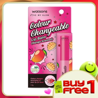 WATSONS - Colour Changeable Lip Balm Mango 1.7g