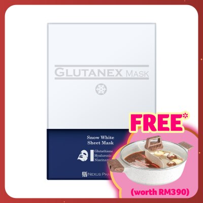 GLUTANEX Snow White Sheet Mask 1s