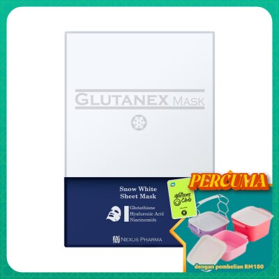 GLUTANEX - Snow White Sheet Mask 1s