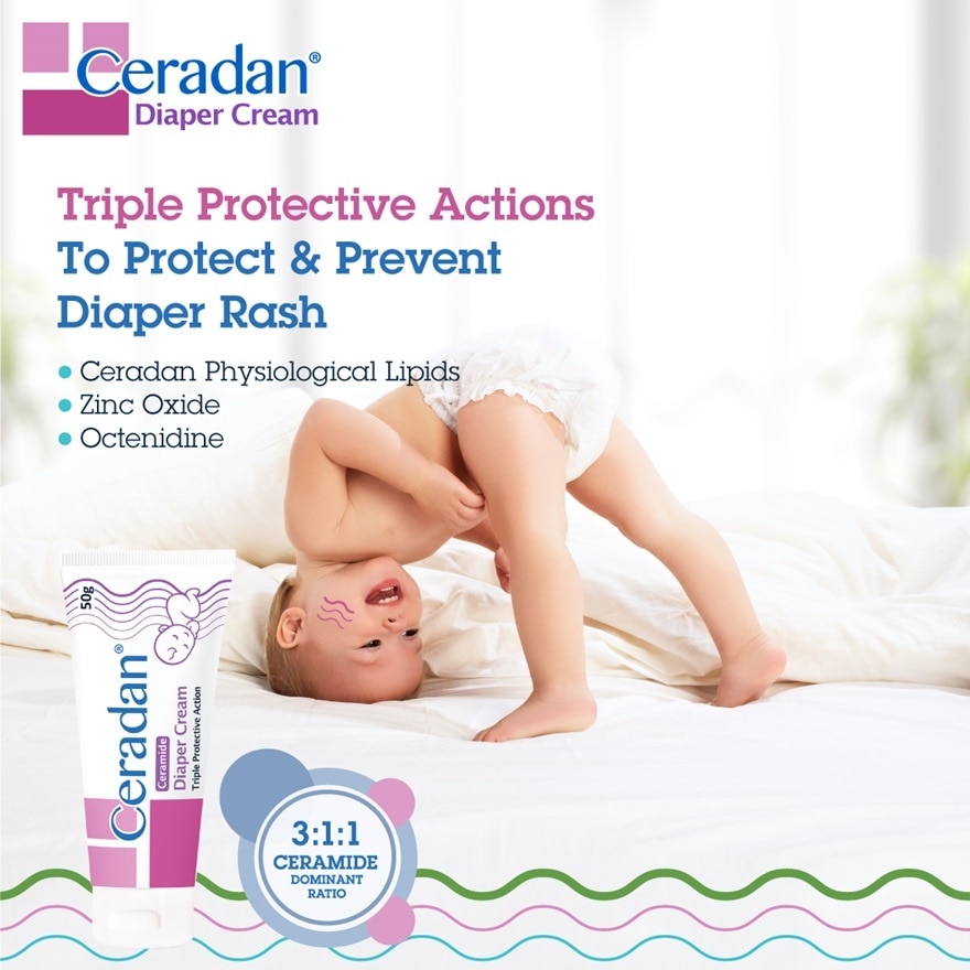 Diaper Cream Triple Protective Action 50g