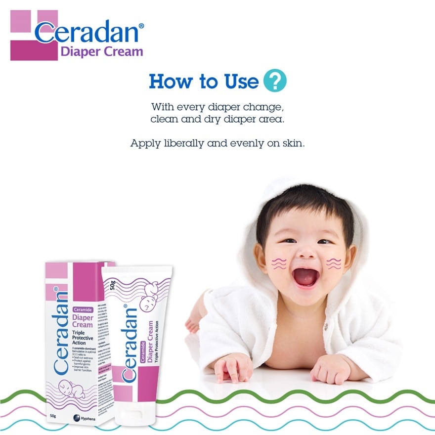 Diaper Cream Triple Protective Action 50g