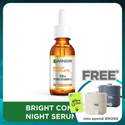 GARNIER Bright Complete Overnight Serum 30ml