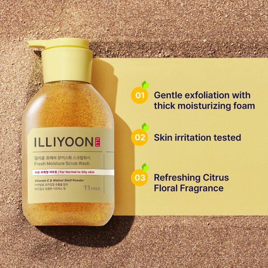 Fresh Moisture Scrub Wash 400ml
