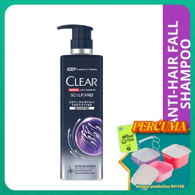 CLEAR MEN - Scalp Pro Anti-Hairfall Fortifying Shampoo 300ml