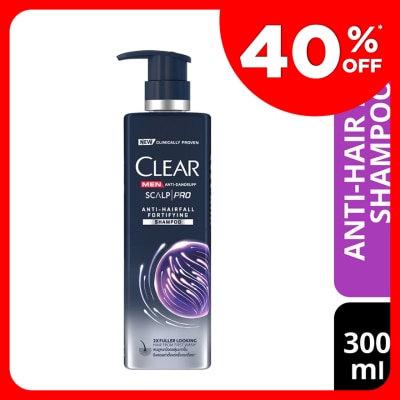 CLEAR MEN Scalp Pro Anti-Hairfall Fortifying Shampoo 300ml