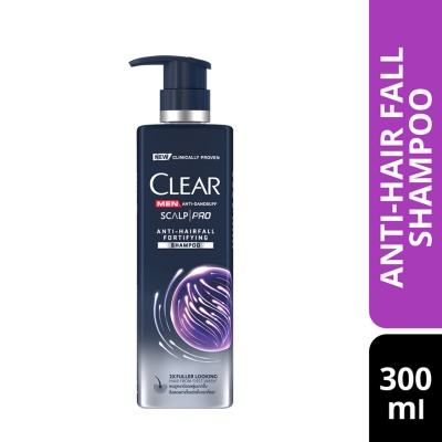 CLEAR MEN Scalp Pro Anti Hairfall Fortifying Shampoo 300ml image