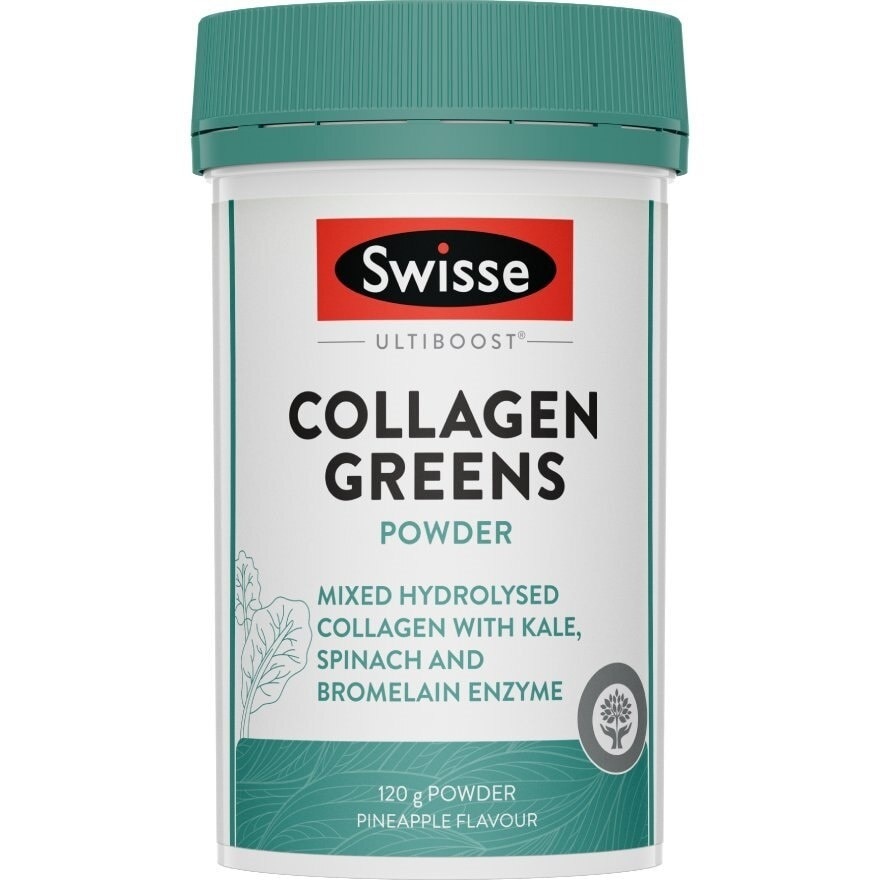 Ultiboost Collagen Greens Powder 120g