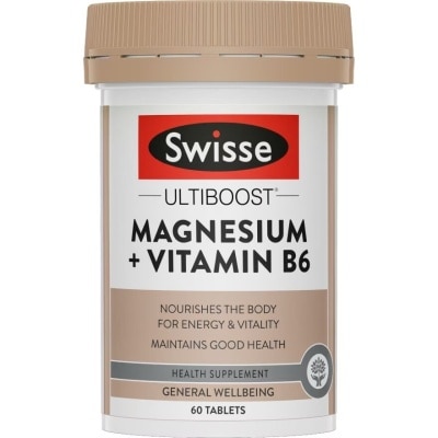 SWISSE Ultiboost Magnesium + Vit B6 60s