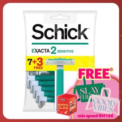 SCHICK Exacta 2 Sensitive Disposable Razor 7+3S