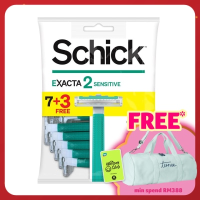SCHICK Exacta 2 Sensitive Disposable Razor 7+3S