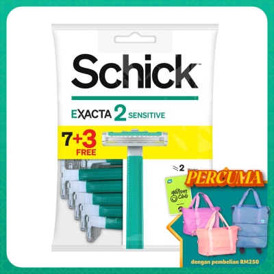 SCHICK - Exacta 2 Sensitive Disposable Razor 7+3S