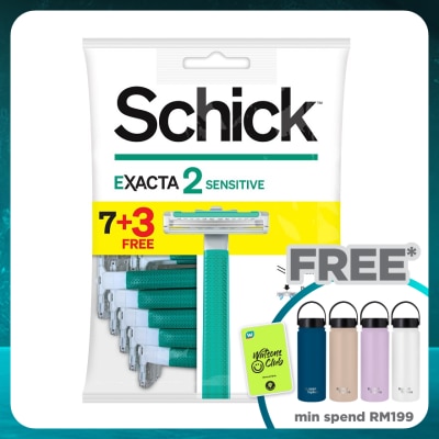 SCHICK Exacta 2 Sensitive Disposable Razor 7+3S