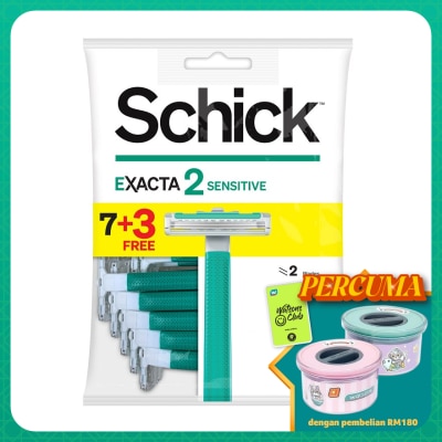 SCHICK Exacta 2 Sensitive Disposable Razor 7+3S