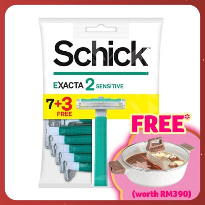 SCHICK Exacta 2 Sensitive Disposable Razor 7+3S