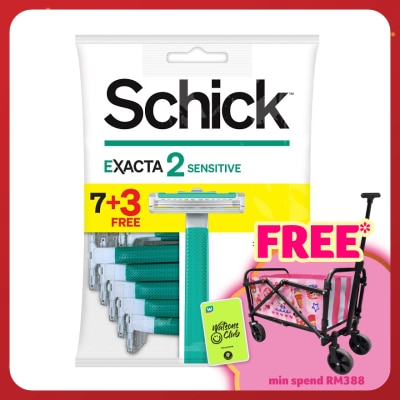 SCHICK Exacta 2 Sensitive Disposable Razor 7+3S