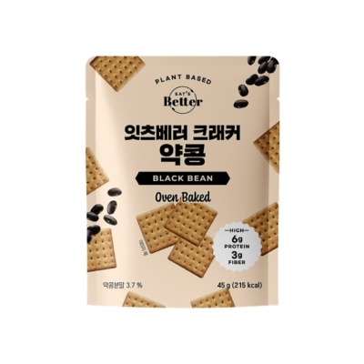 EAT'S BETTER Black Bean Flavoured Cracker 45g