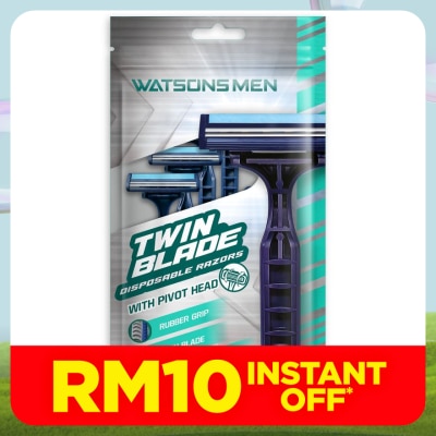 WATSONS MEN Men Twin Blade Disposable Razors 6S