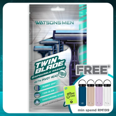 WATSONS MEN Men Twin Blade Disposable Razors 6S