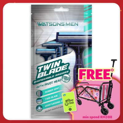 WATSONS MEN Men Twin Blade Disposable Razors 6S