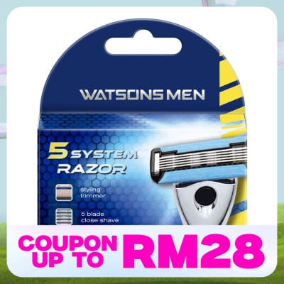 WATSONS MEN Men 5-Blade Razor Cartridge 4S