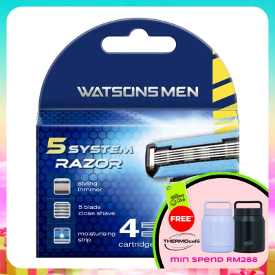 WATSONS MEN - Men 5-Blade Razor Cartridge 4S