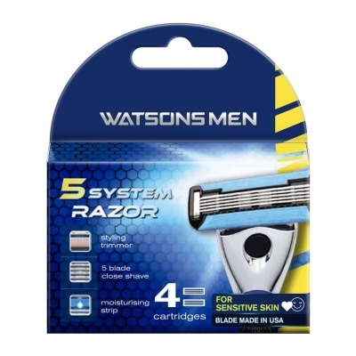 WATSONS MEN Men 5-Blade Razor Cartridge 4S