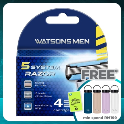 WATSONS MEN Men 5-Blade Razor Cartridge 4S