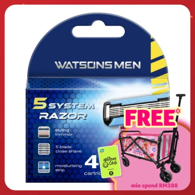 WATSONS MEN Men 5-Blade Razor Cartridge 4S