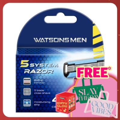 WATSONS MEN Men 5-Blade Razor Cartridge 4S