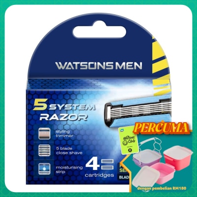 WATSONS MEN - Men 5-Blade Razor Cartridge 4S