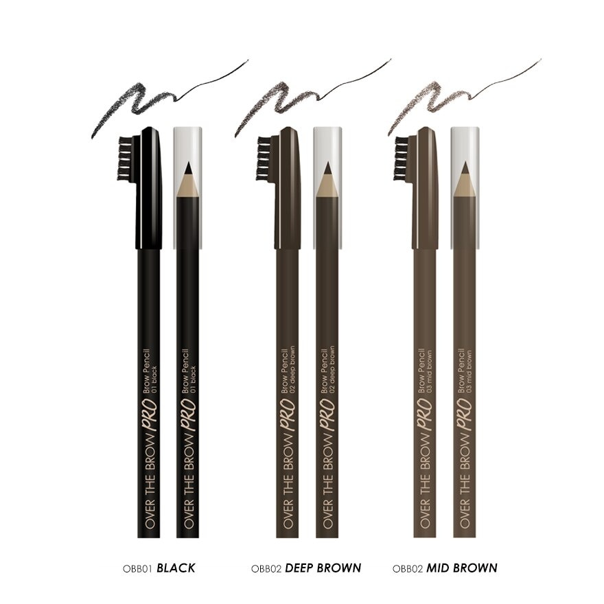 Over The Brow PRO Brow Pencil BK OBB01