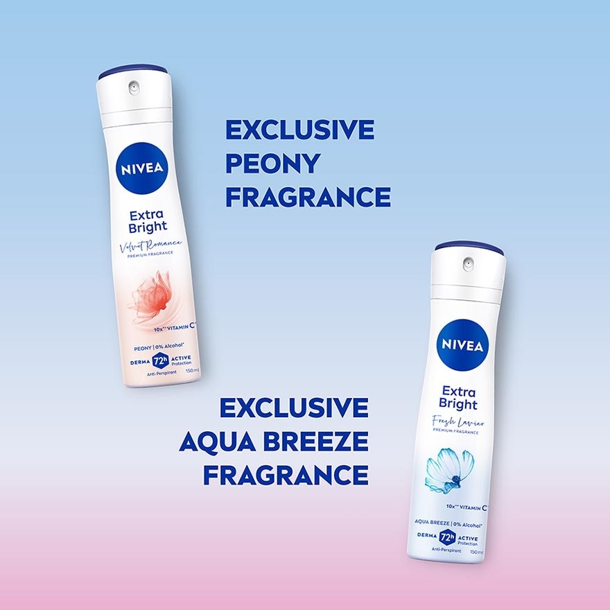 Deo Female Extra Bright Miracle Sweet Spray 150ml x2
