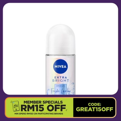 NIVEA Deo Female Extra Bright Fresh Lavier Roll On 50ML TWP