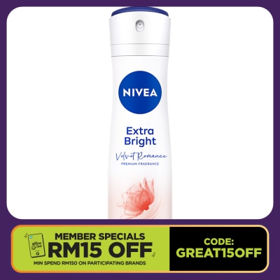 NIVEA Deo Female Extra Bright Velvet Romance Spray 150ML