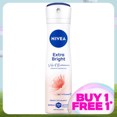 NIVEA Deo Female Extra Bright Velvet Romance Spray 150ML