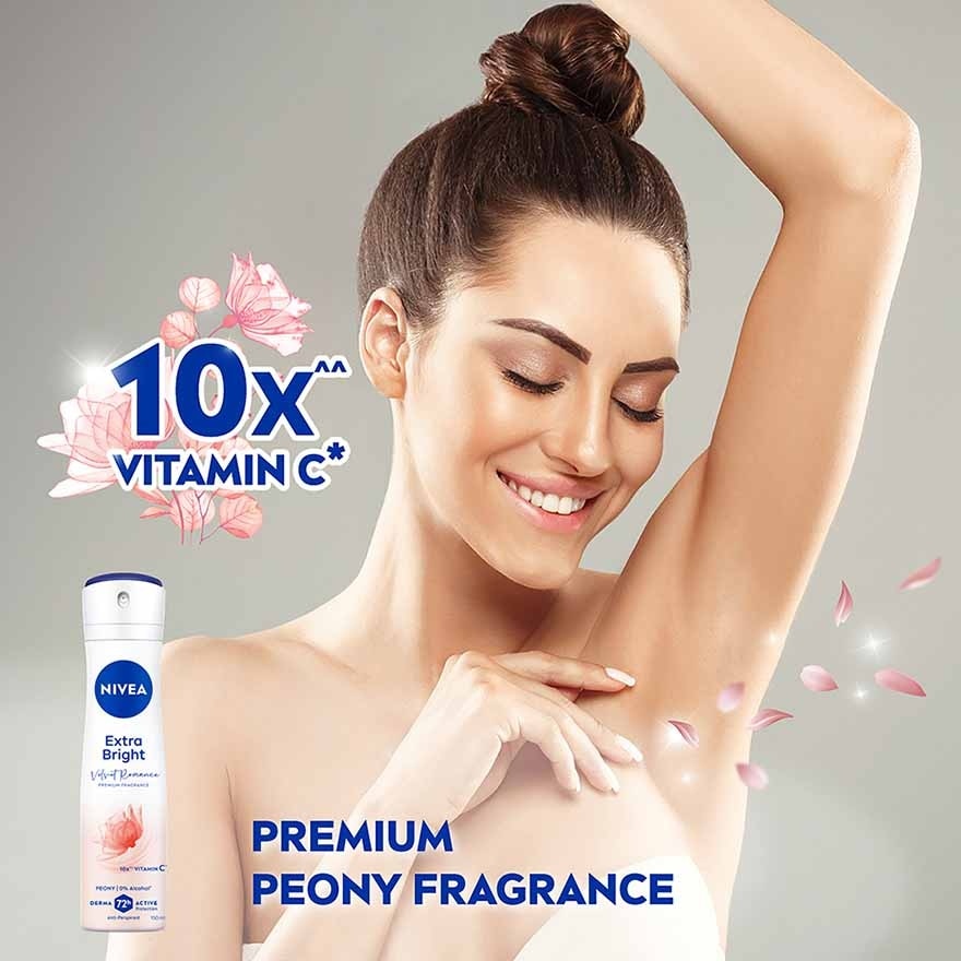 Deo Female Extra Bright Velvet Romance Spray 150ML