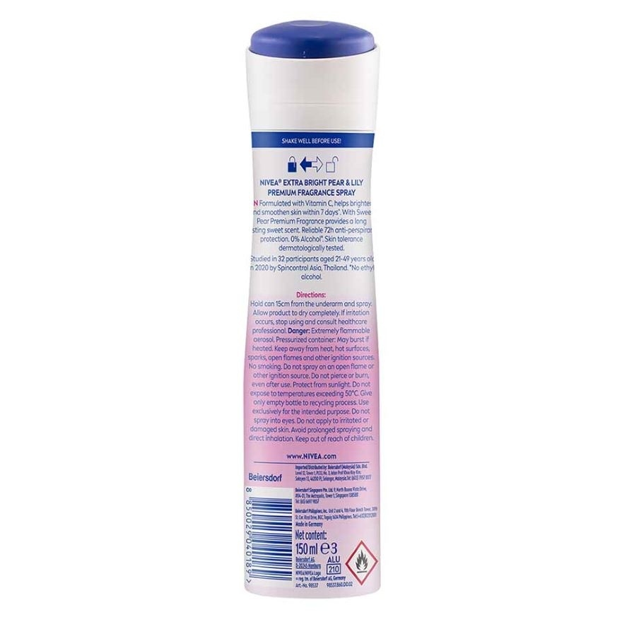 Deodorant Female Extra Bright Miracle Sweet Spray 150ML image