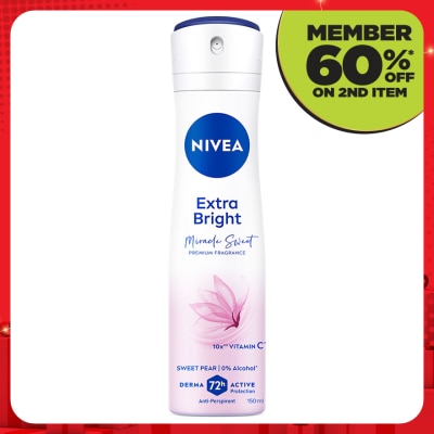 NIVEA Deo Female Extra Bright Miracle Sweet Spray 150ML